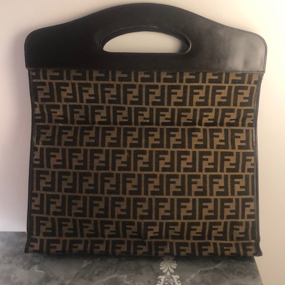 fendi briefcase vintage